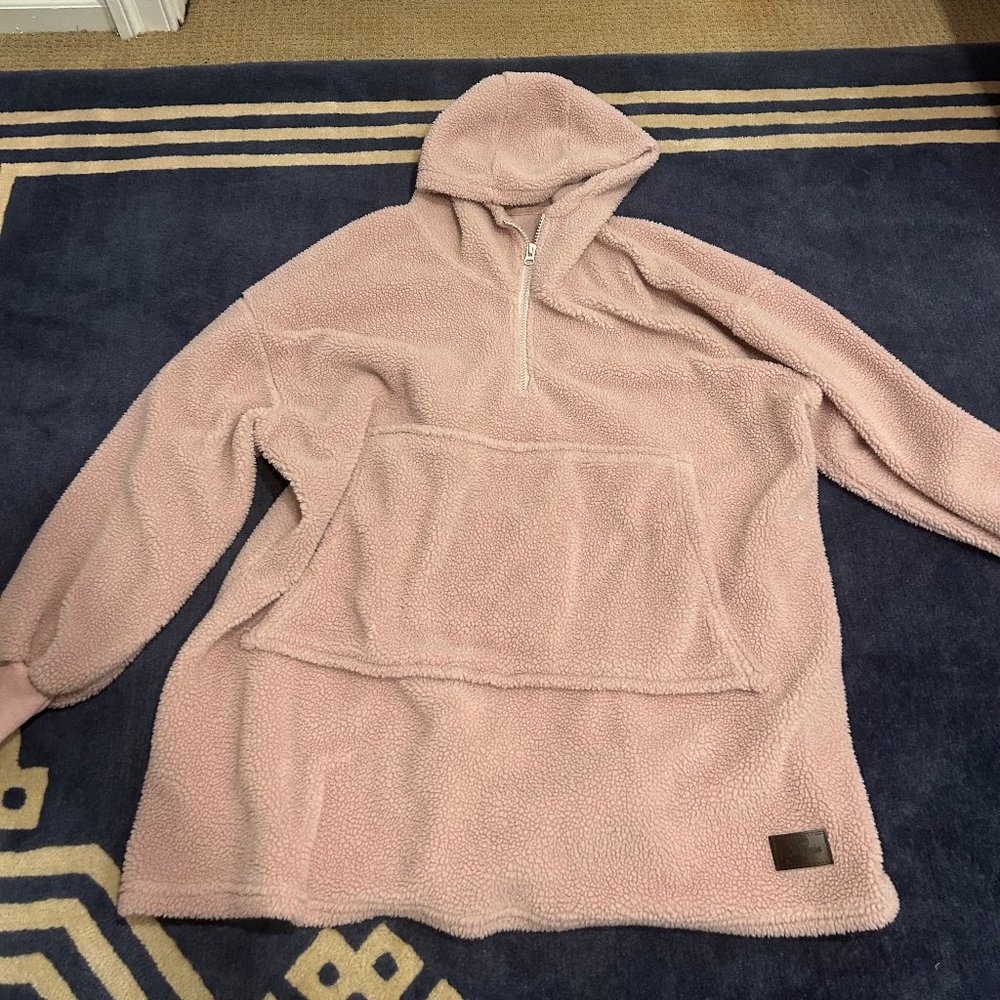 Quarter-Zip Hooded "Comfy" Styled Sweatshirt